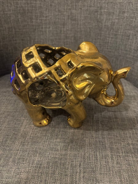 Elephant Ceramic Tea Light Candle Holder