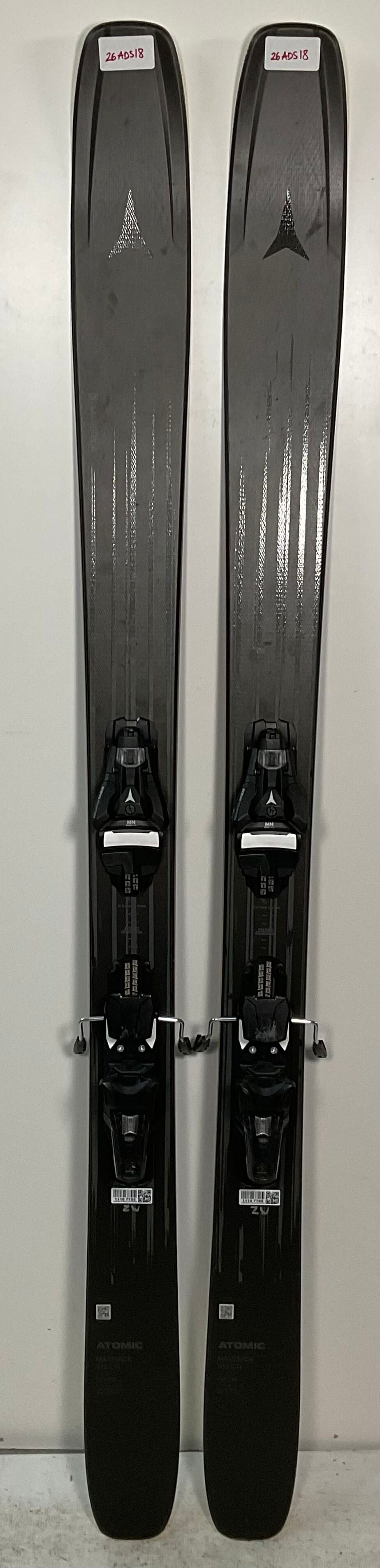2026 Men's Atomic Powder 184cm Bent Chetler 120 Demo Skis With