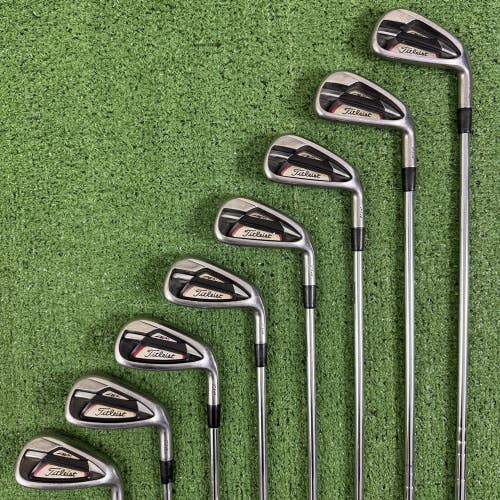 Titleist 714 AP1 Iron Set 4-PW 52 Wedge True Temper XP 95 R300 Regular Flex