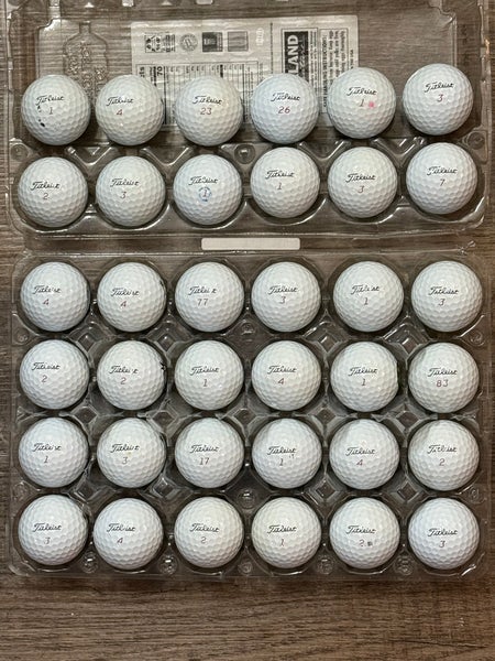 36 Titleist Pro V1x Golf Balls - 2025 & 2024 Models, 5A/4A Condition