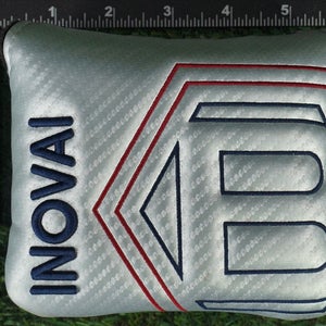 BETTINARDI INOVAI SERIES 2022 MALLET PUTTER HEADCOVER DUSK GRAY / BLUE / RED
