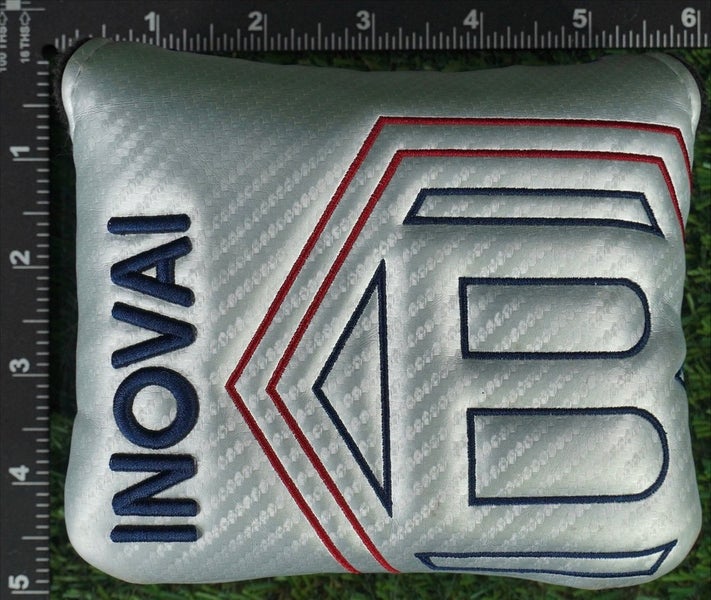 BETTINARDI INOVAI SERIES 2022 MALLET PUTTER HEADCOVER DUSK GRAY / BLUE / RED