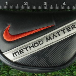 NIKE METHOD MATTER MALLET PUTTER HEADCOVER BLACK / GRAY / RED ~ LOOK!!