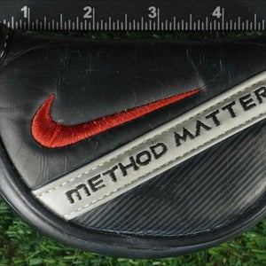 NIKE METHOD MATTER MALLET PUTTER HEADCOVER BLACK / GRAY / RED ~ LOOK!!