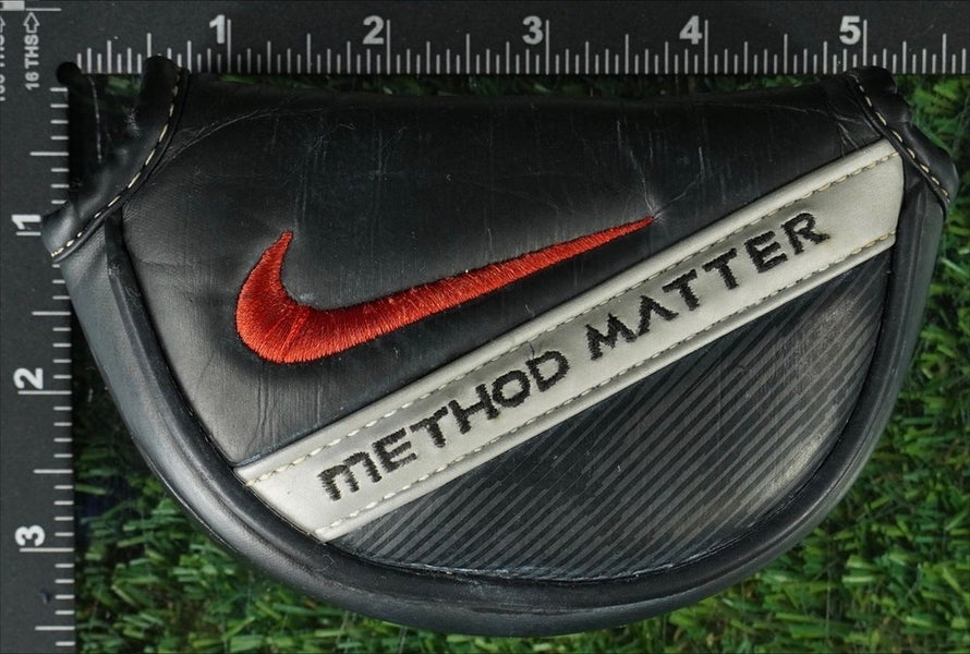 NIKE METHOD MATTER MALLET PUTTER HEADCOVER BLACK / GRAY / RED ~ LOOK!!