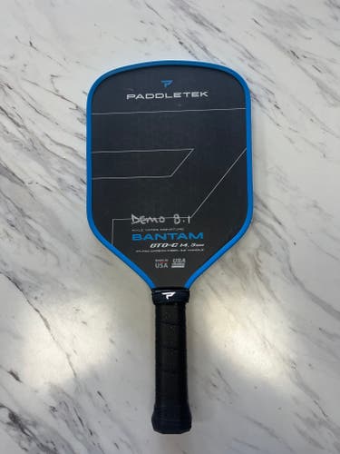 Paddletek Bantam GTO-C 14.3mm Carbon Fiber Pickleball Paddle - USED DEMO