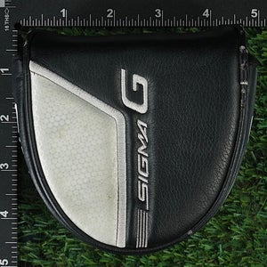 PING SIGMA G MALLET PUTTER HEADCOVER MAGNETIC BLACK / GRAY ~ LOOK!!