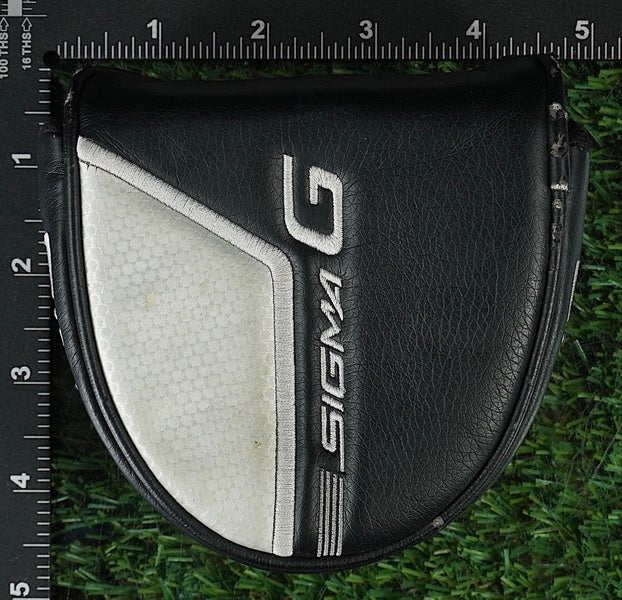 PING SIGMA G MALLET PUTTER HEADCOVER MAGNETIC BLACK / GRAY ~ LOOK!!