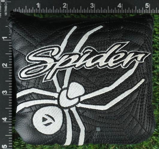 TAYLORMADE SPIDER MALLET PUTTER HEADCOVER BLACK / WHITE ~ LOOK!!