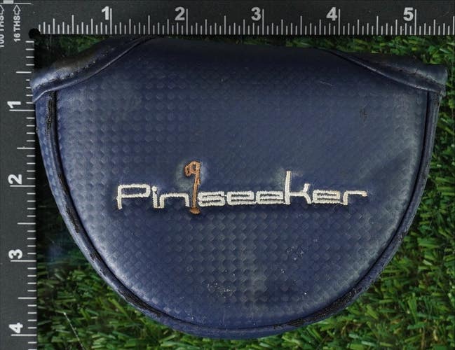 PINSEEKER MALLET PUTTER HEADCOVER BLUE / WHITE ~ LOOK!!