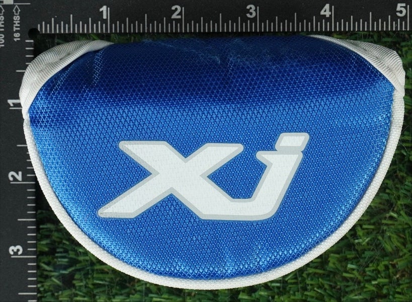 ODYSSEY XJ MID-MALLET PUTTER HEADCOVER JUNIOR JR. KIDS YOUTH BLUE / WHITE