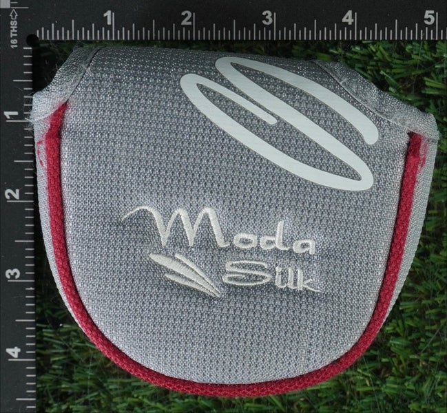 TOUR EDGE MODA SILK MALLET PUTTER HEADCOVER WOMEN'S LADIES GRAY / PINK ~ LOOK!!