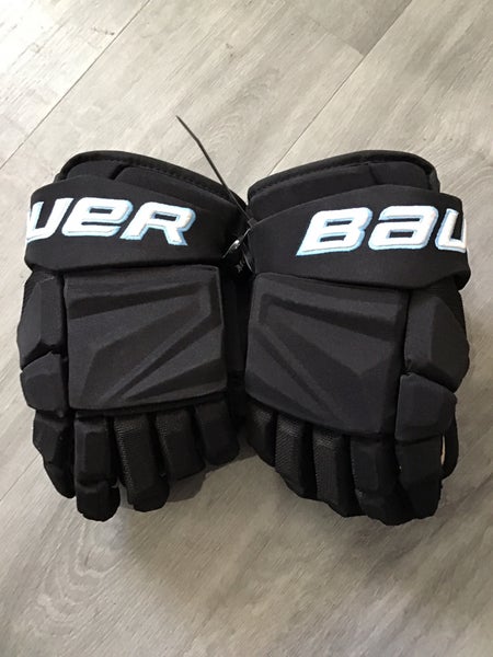 Utah Hockey Club McBAIN Game Worn Bauer Vapor Hyperlite Gloves 14" (Used)