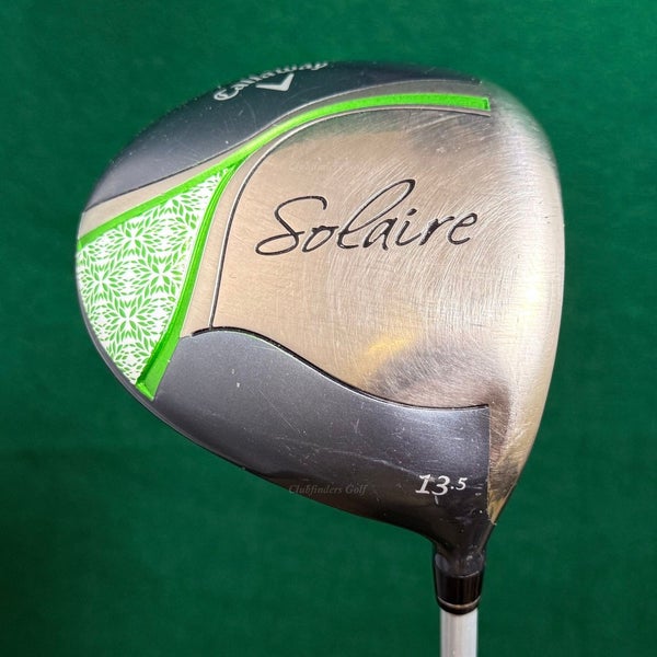 Lady Callaway Solaire 13.5 Driver 3 Factory Graphite Ladies w/ HC *Dent*