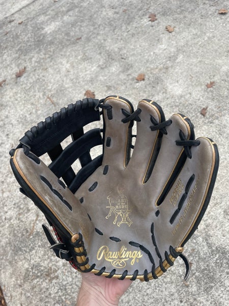 2022 Rawlings Heart of the Hide RH Outfield Baseball Glove 12.5" (Used)