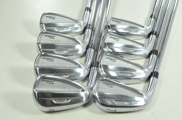 LEFT HANDED Titleist T100S 2021 4-PW,48* Iron Set X-Stiff NS Pro Steel # 207145