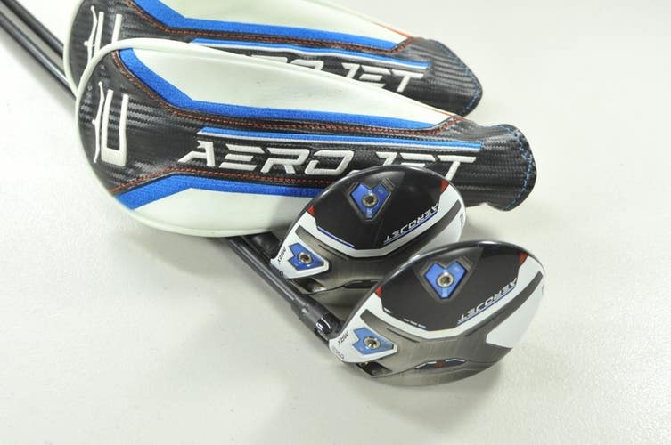 Cobra Aerojet Max 3 and 5 Fairway Wood Set Senior Flex Right Graphite # 207109