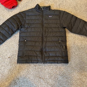 Black Kids Unisex Large Nano puff Patagonia Jacket (Used)