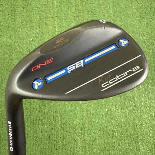Cobra SB Black One Length 56 Sand Wedge KBS Stiff Hi Rev 2.0 125 Left Handed