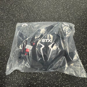 New STX STALLION 75 Lacrosse Shoulder Pads Black MD 11849-S000034115