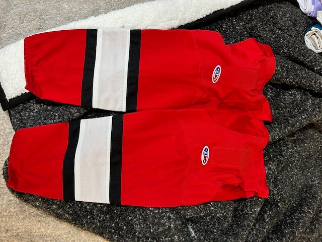 Ottawa Senators Carolina Hurricanes colors Pro Stock AK M red socks