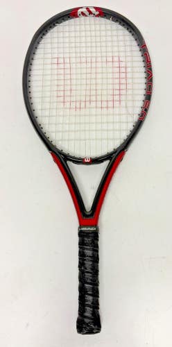 Wilson Triad 5.0 110 Sq In OS Hammer System Tennis Racquet 4-3/8" Grip GREAT