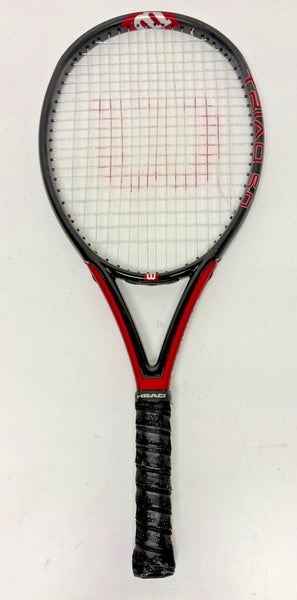 Wilson Triad 5.0 110 Sq In OS Hammer System Tennis Racquet 4-3/8" Grip GREAT