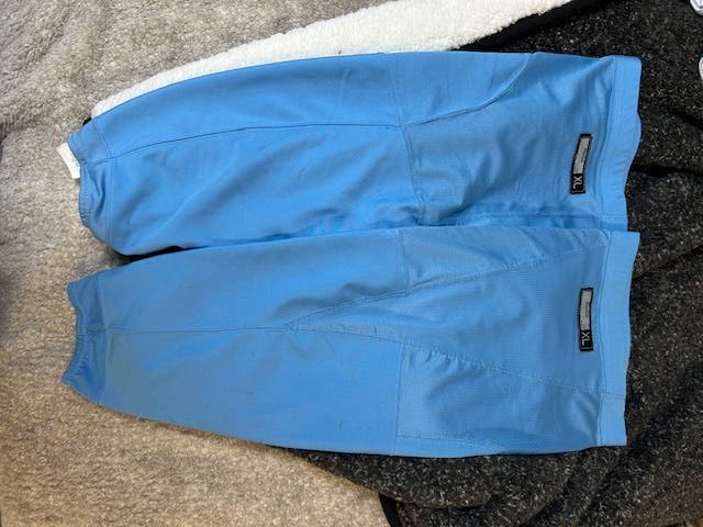 Baby Blue Reebok Pro Stock Practice Hockey Socks Size XL - USED