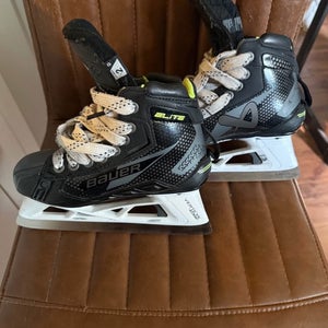 2024 Bauer Elite Hockey Goalie Skates Regular Width Size 2 (Used)