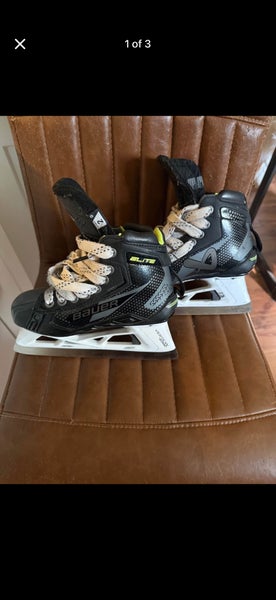 2024 Bauer Elite Hockey Goalie Skates Regular Width Size 2 (Used)
