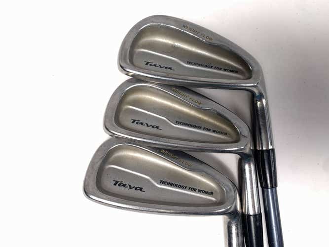 Mizuno Tava Iron Set 7-9 Tava Ladies Graphite Womens RH Midsize Grips