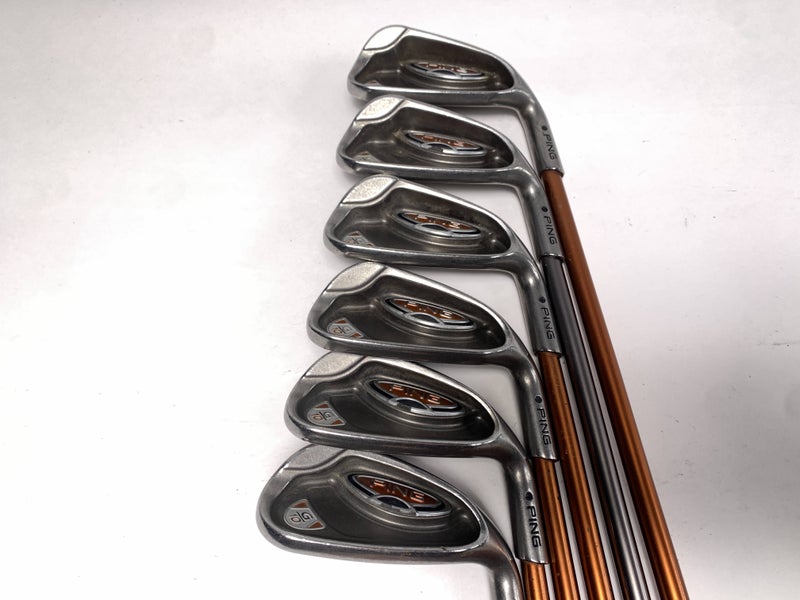 Ping G10 Iron Set 6-PW+GW Black Dot TFC 129 I Regular Graphite Mens RH