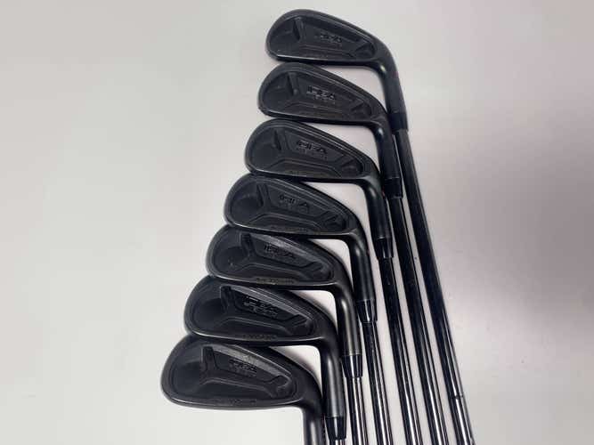 Adams Idea Tech A4 Tour Black Iron Set 4-PW KBS Tour Black Stiff Steel Mens RH
