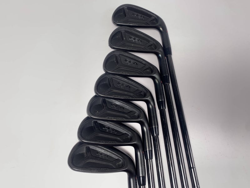 Adams Idea Tech A4 Tour Black Iron Set 4-PW KBS Tour Black Stiff Steel Mens RH