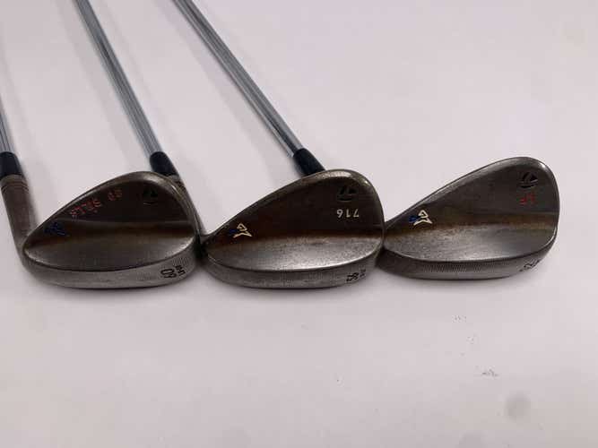 TaylorMade Milled Grind 4 Raw Wedge Set 52*9 | 56*12 | 60*8 LZ Stiff RH SHORT