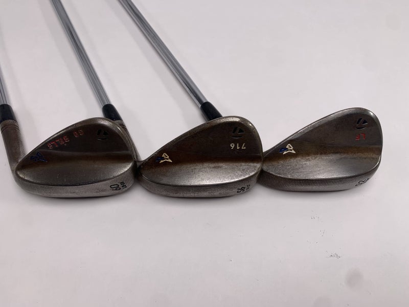 TaylorMade Milled Grind 4 Raw Wedge Set 52*9 | 56*12 | 60*8 LZ Stiff RH SHORT