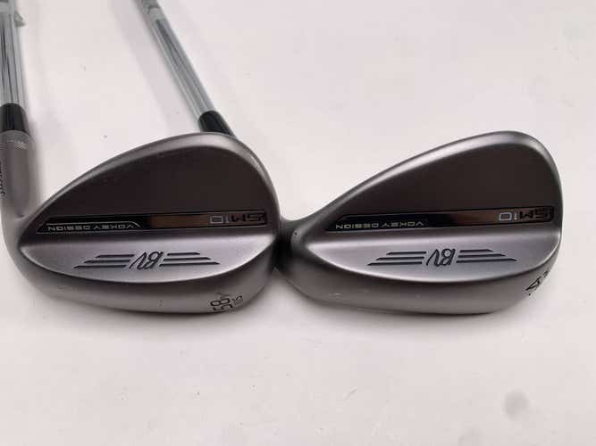 Titleist Vokey SM10 Nickel Wedge Set 54* 8 | 58* 10 Wedge Steel Mens RH NEW