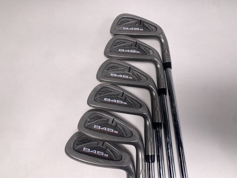 Tommy Armour 845 S Silver Scot Iron Set 4-PW Tour Step Regular RH No 8 iron