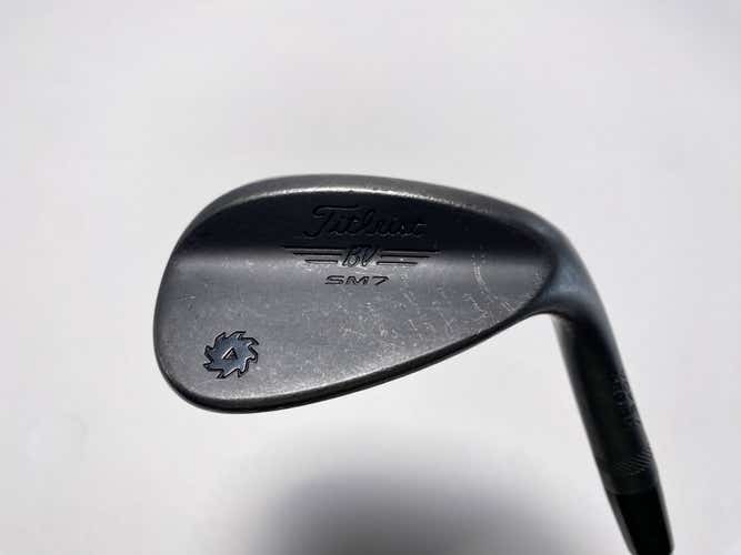 Titleist Vokey SM7 Jet Black Sand Wedge SW 54* 10 Bounce S-Grind Wedge Mens RH