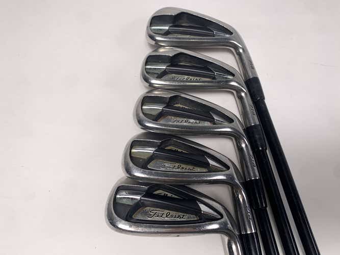 Titleist 714 AP1 Iron Set 5-PW Mitsubishi Rayon Kuro Kage 55g Senior RH- no 7i