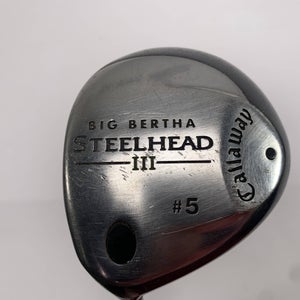 Callaway Steelhead III 5 Fairway Wood 18* Harvey Penick Senior Steel Mens LH