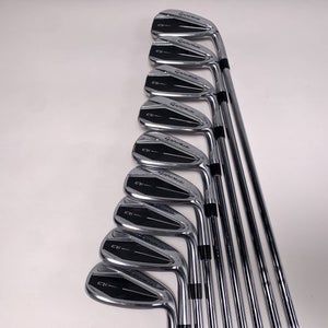 TaylorMade Qi Iron Set 4-PW+GW+SW KBS Max MT 85g Stiff Steel Mens RH +1/2''