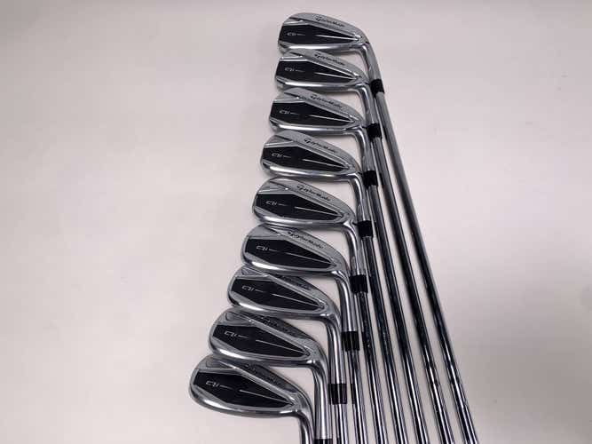 TaylorMade Qi Iron Set 4-PW+GW+SW KBS Max MT 85g Stiff Steel Mens RH +1/2''