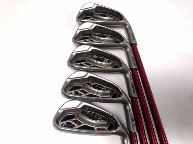 Ping G15 Iron Set 6-PW Orange Dot 2* Flat TFC 149 I Regular Graphite Mens RH