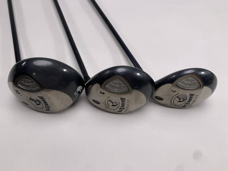 Callaway Hawkeye Wood Set Driver 3 7 | 10* 15* 21* Big Bertha System 60 Mens RH