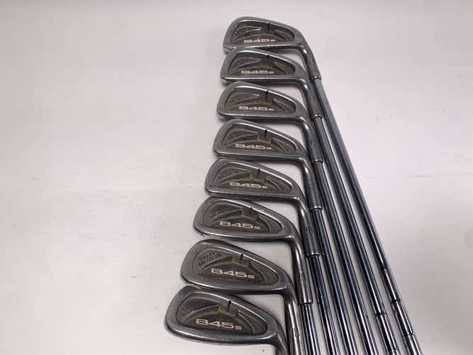 Tommy Armour 845 S Silver Scot Iron Set 3-PW Tour Step Stiff Steel Mens RH