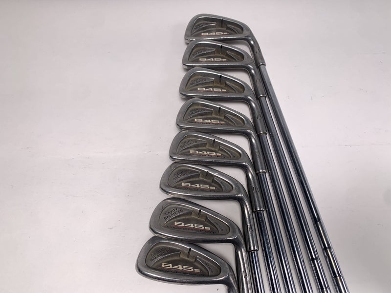 Tommy Armour 845 S Silver Scot Iron Set 3-PW Tour Step Stiff Steel Mens RH