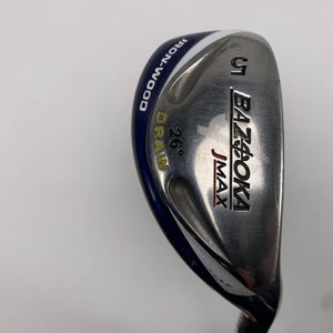 Tour Edge Bazooka Jmax Draw Ironwood 5 Hybrid 26* Bazooka Draw Ladies RH