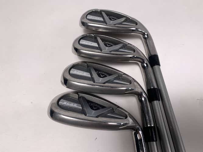 Callaway Edge 2014 Iron Set 8-PW+SW Ladies Graphite Womens RH