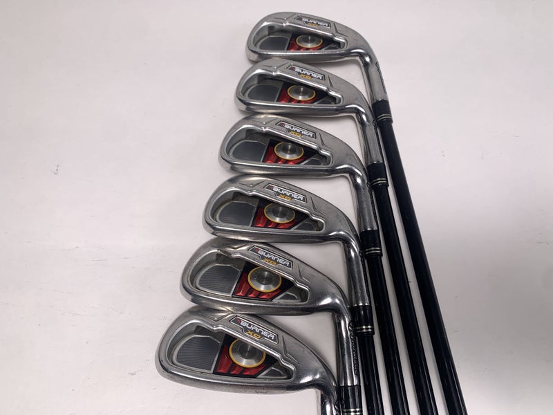 TaylorMade Burner XD Iron Set 4-9 REAX SuperFast 65g Regular RH +1/2''